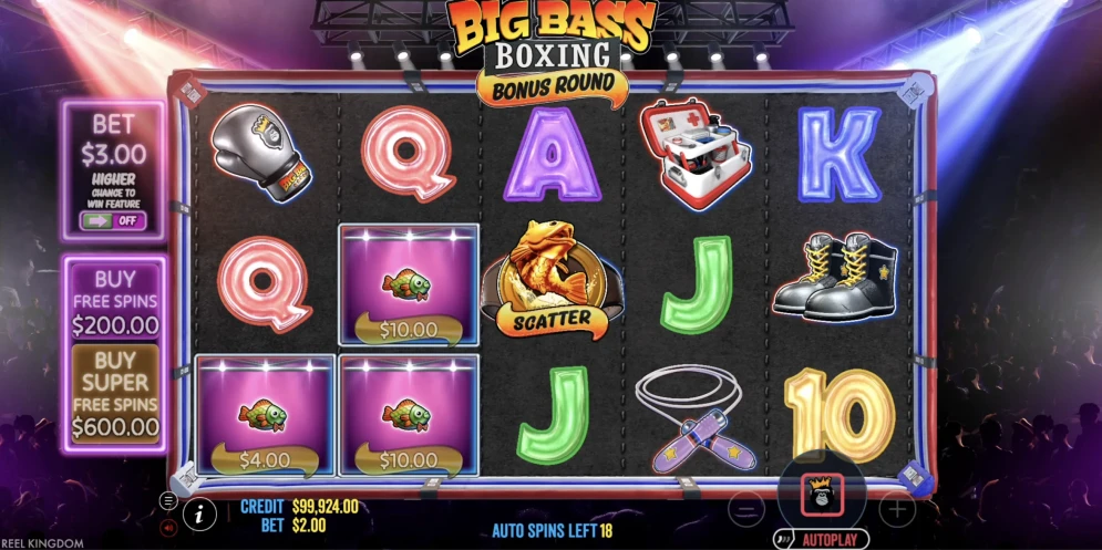 Big Bass Boxing Bonus Round