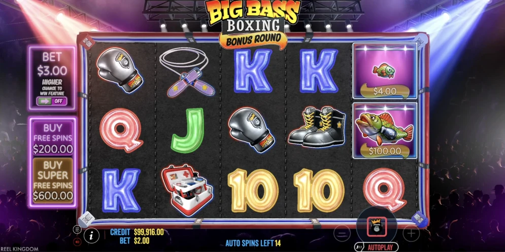 Big Bass Boxing Bonus Round Slot