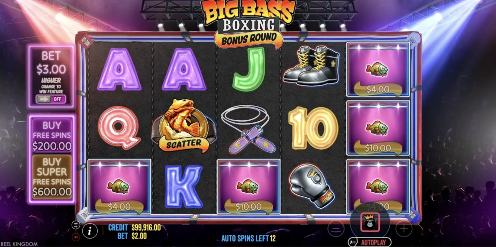 Big Bass Boxing Bonus Round Slot