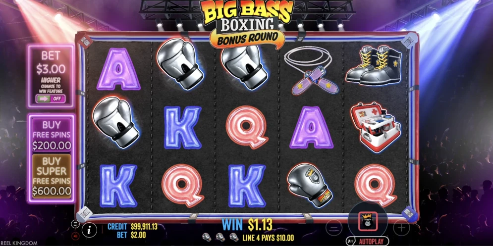 Big Bass Boxing Bonus Round Slot