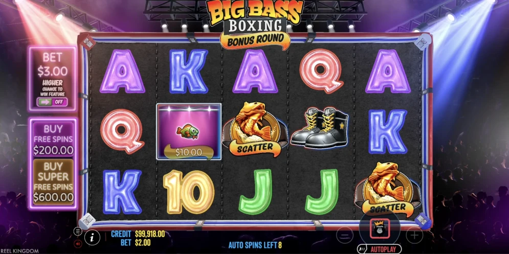 Big Bass Boxing Bonus Round Slot
